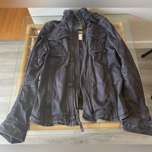 Charcoal Gray Abercrombie & Fitch jacket